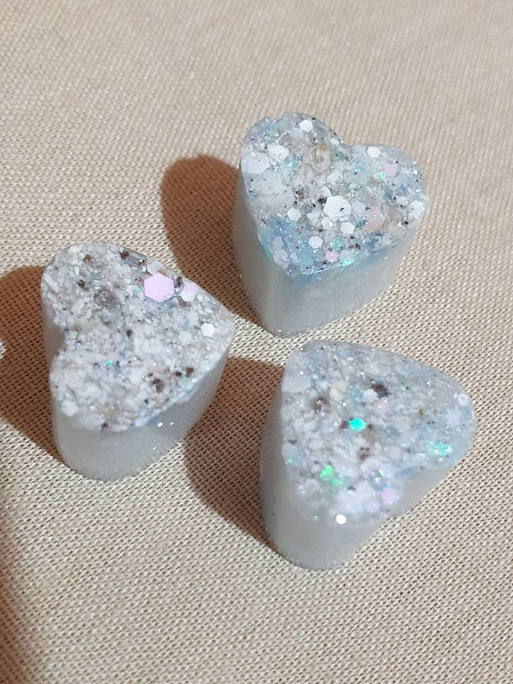 Set of 3 mini hearts