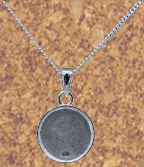 Sterling Silver Round Necklace