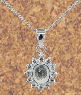 Sterling Silver Sunflower Necklace